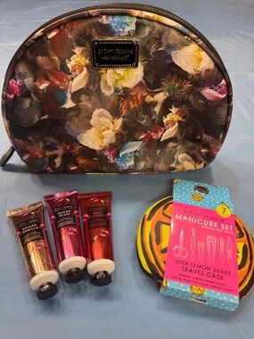 Betsey Johnson Floral Cosmetic Pouch in  Multicolor  & Betsy Johnson products